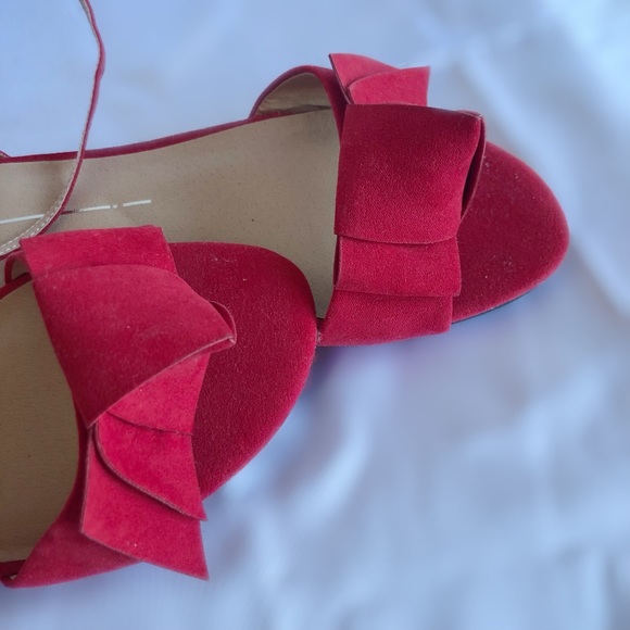 Red Sandals-NEW NEW NEW but no tags - Picture 2 of 4